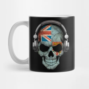 Dark Skull Deejay with Fiji Flag Mug